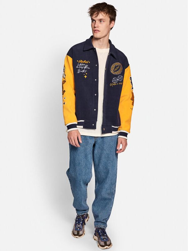 Redefined Rebel Redefined Rebel Яке бомбър Bo 225033 Тъмносин Baseball Fit