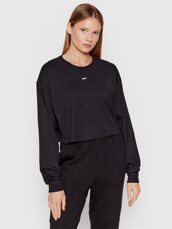 Reebok Classic Reebok Блуза Wde HG1166 Черен Loose Fit