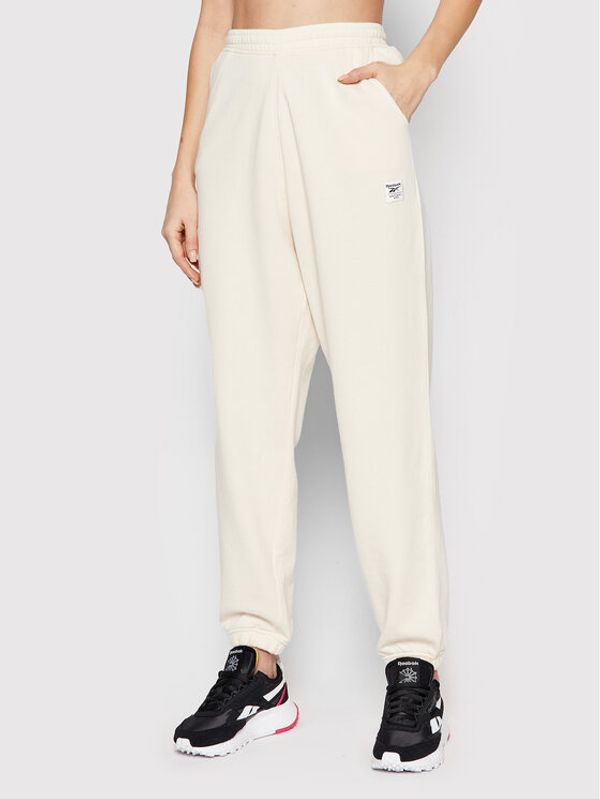 Reebok Classic Reebok Долнище анцуг Classics Natural Dye H49295 Бежов Relaxed Fit