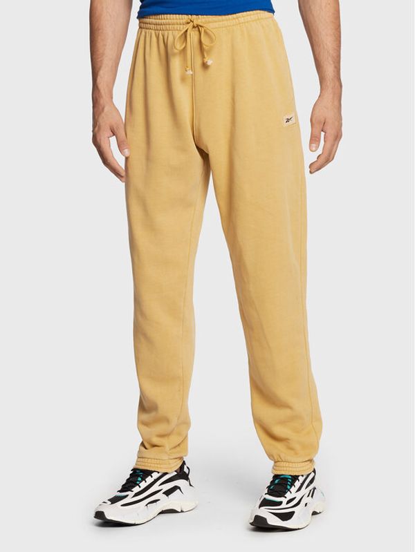 Reebok Classic Reebok Долнище анцуг Classics Natural Dye HK7088 Жълт Relaxed Fit