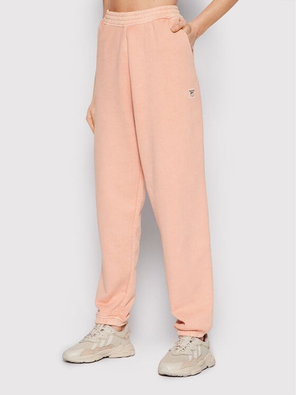 Reebok Classic Reebok Долнище анцуг Frotte H09014 Розов Oversize