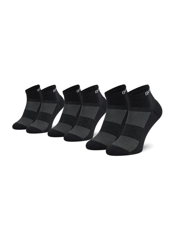Reebok Classic Reebok Комплект 3 чифта дълги чорапи мъжки Te Ank Sock 3P GH0419 Черен