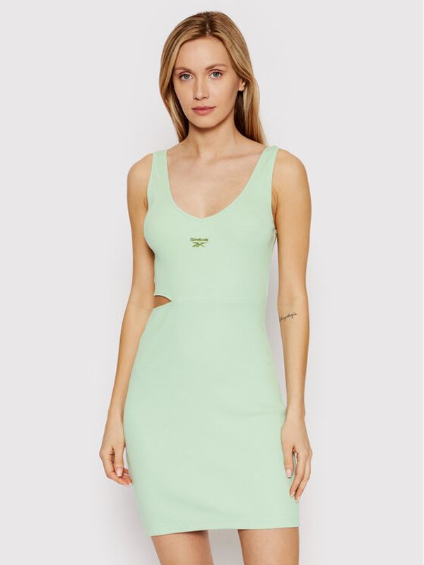 Reebok Classic Reebok Лятна рокля Classics H58681 Зелен Fitted Fit