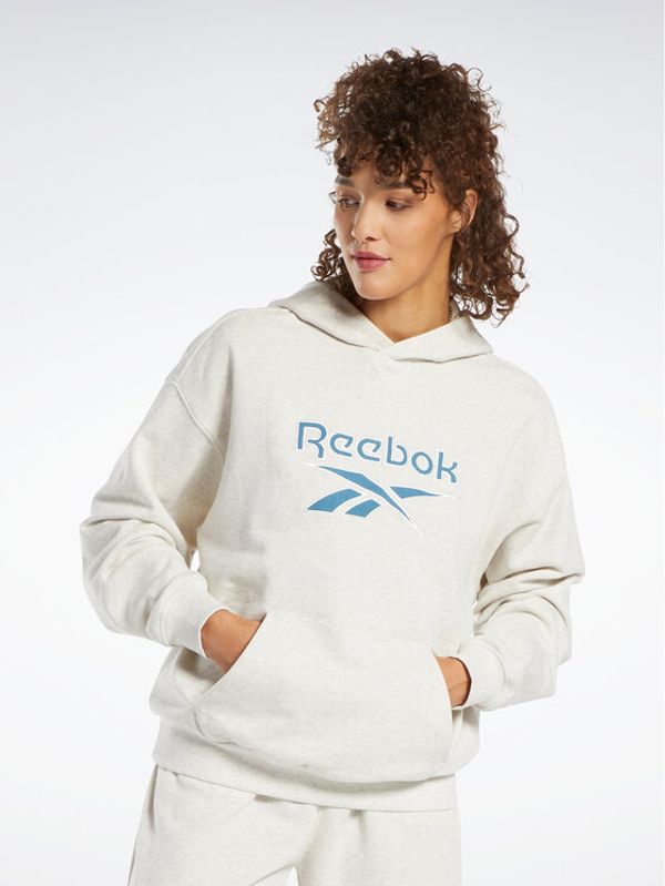 Reebok Classic Reebok Суитшърт Archive Classics Big Logo Fleece IC8095 Сив Oversize