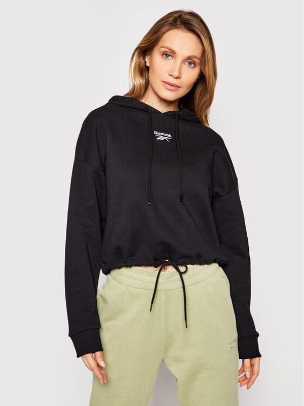 Reebok Classic Reebok Суитшърт Classic Foundation GJ5781 Черен Loose Fit
