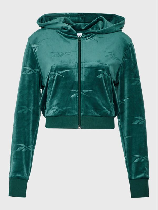 Reebok Classic Reebok Суитшърт Classics Energy Q4 Velour HK4933 Зелен Regular Fit