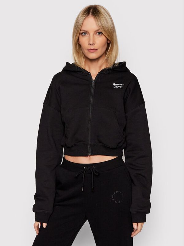 Reebok Classic Reebok Суитшърт Classics Small Logo HB8635 Черен Oversize