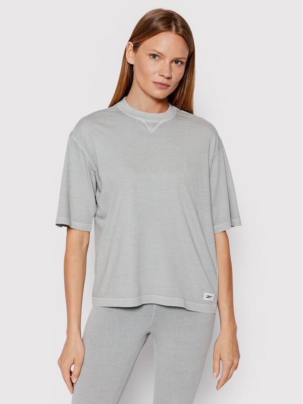 Reebok Classic Reebok Тишърт Boxy HH9702 Сив Loose Fit