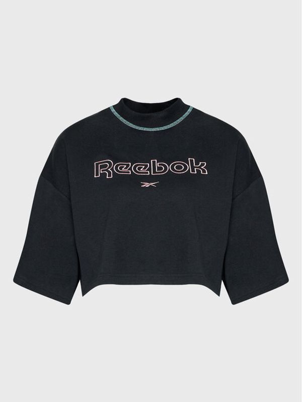 Reebok Classic Reebok Тишърт Classics HH7285 Черен Relaxed Fit