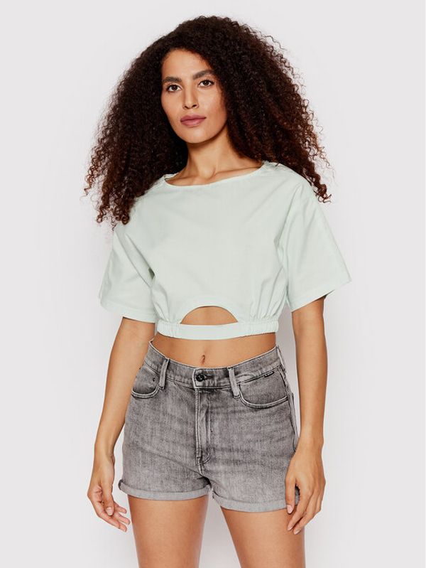 Reebok Classic Reebok Тишърт H49286 Зелен Oversize