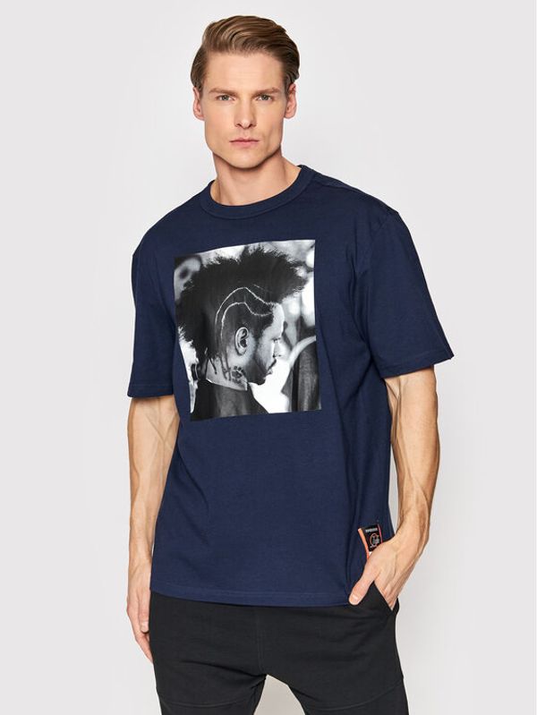 Reebok Classic Reebok Тишърт Iverson Braids HG4344 Тъмносин Relaxed Fit