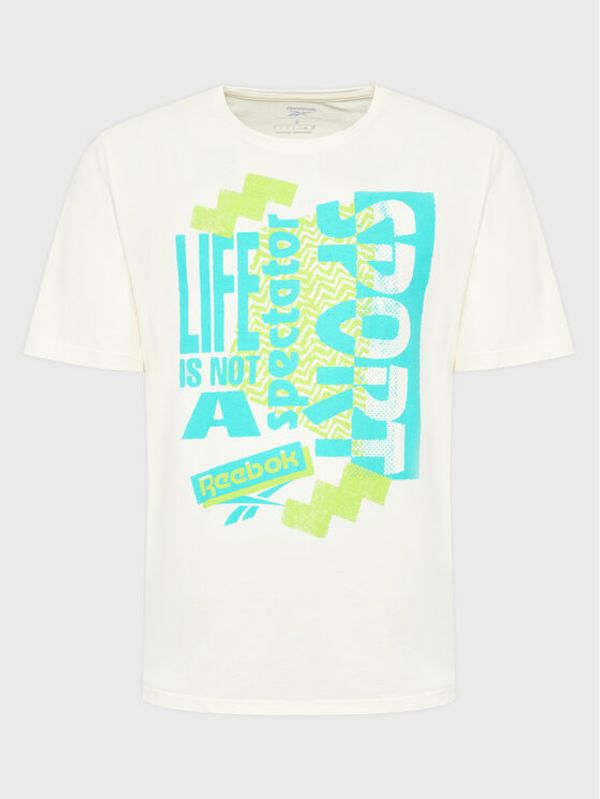 Reebok Classic Reebok Тишърт Series Spectator Sport Vibe HG5090 Бежов Oversize