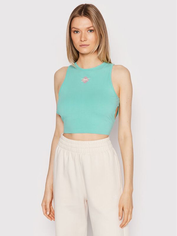 Reebok Classic Reebok топ Classics Graphic HG1154 Зелен Slim Fit