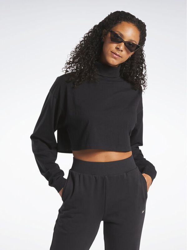 Reebok Reebok Блуза HS0400 Черен Oversize