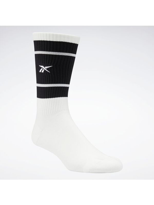 Reebok Reebok Дълги чорапи unisex Classics Basketball Socks HC1906 Бял