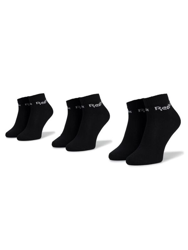 Reebok Reebok Комплект 3 чифта къси чорапи унисекс Act Core Ankle Sock 3p FL5226 Черен
