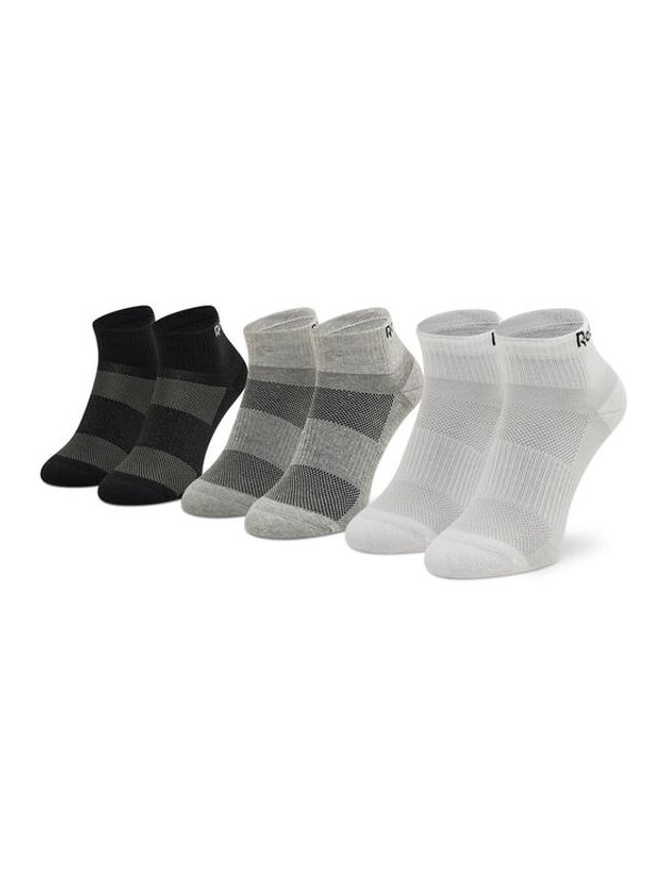 Reebok Reebok Комплект 3 чифта къси чорапи унисекс Active Foundation Ankle H11292 Черен