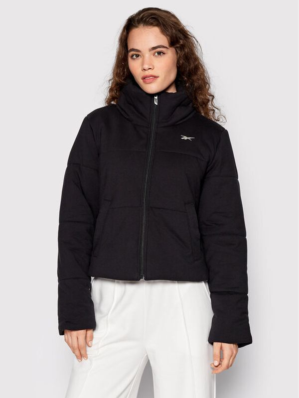 Reebok Reebok Пухено яке Studio HH7248 Черен Regular Fit