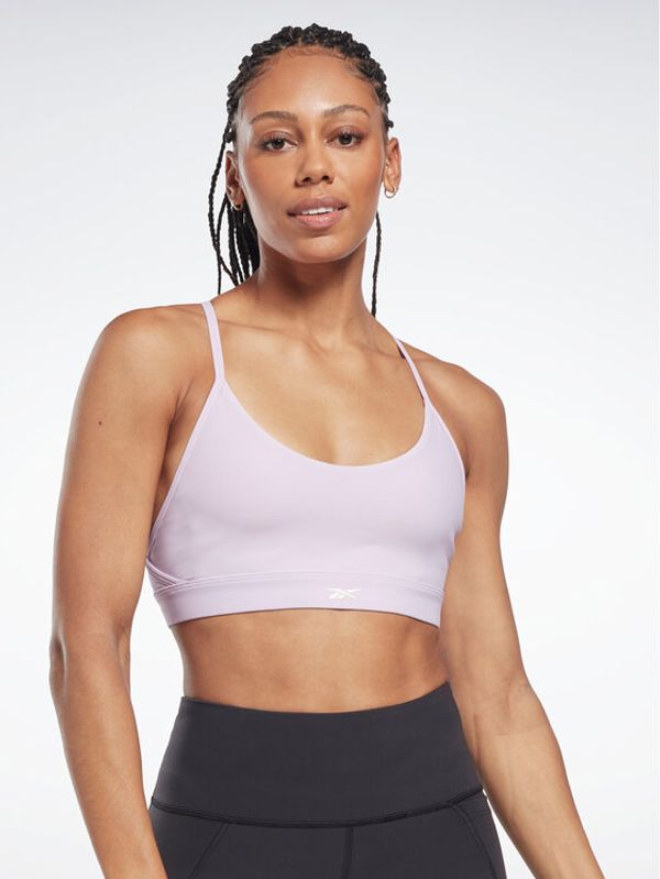 Reebok Reebok Спортен сутиен Lux Strappy Sports HT6147 Виолетов