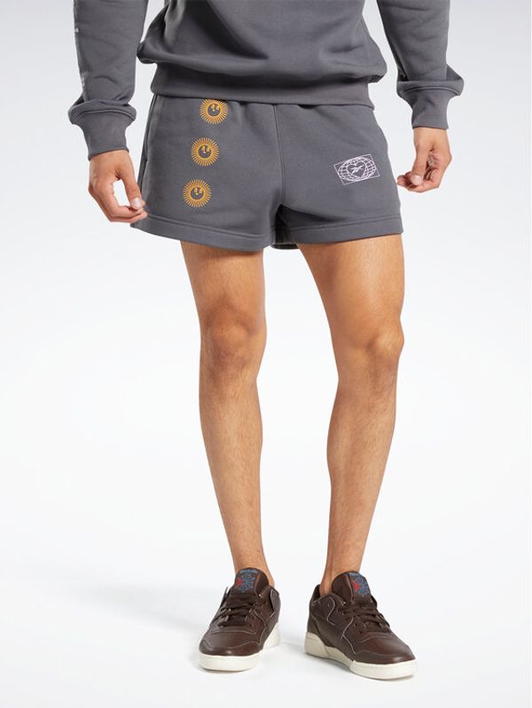 Reebok Reebok Спортни шорти Classics Good Vibes Shorts HT6118 Сив