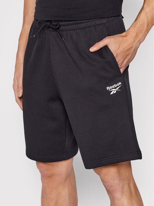 Reebok Reebok Спортни шорти Identity HG4453 Черен Regular Fit