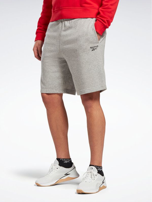 Reebok Reebok Спортни шорти Reebok Identity French Terry Shorts HZ8784 Сив Regular Fit