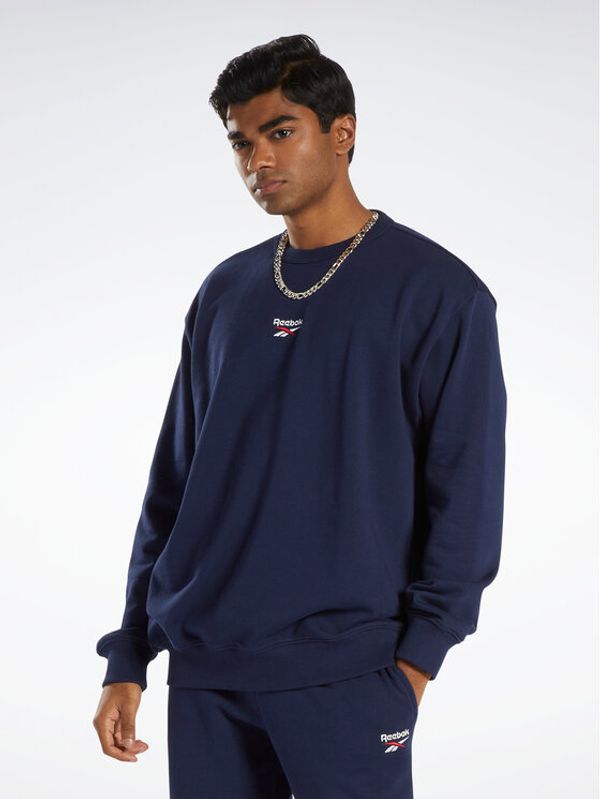 Reebok Reebok Суитшърт Classics Small Vector Crew Sweatshirt HS7146 Син