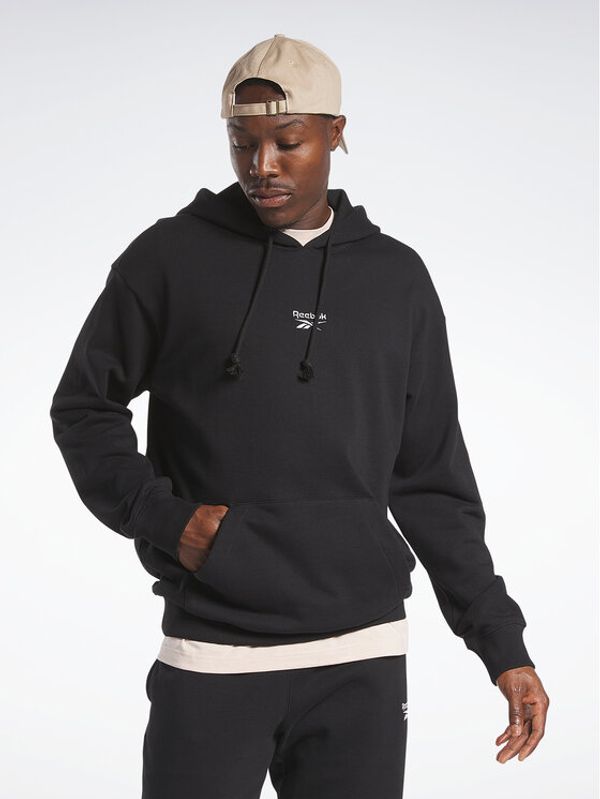 Reebok Reebok Суитшърт Classics Small Vector Hoodie HS7149 Черен