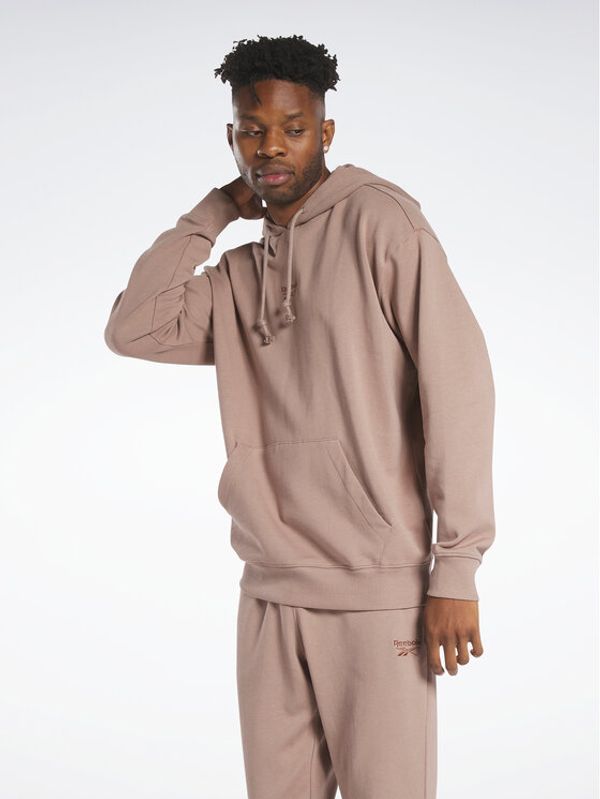 Reebok Reebok Суитшърт Classics Small Vector Hoodie HS7151 Кафяв