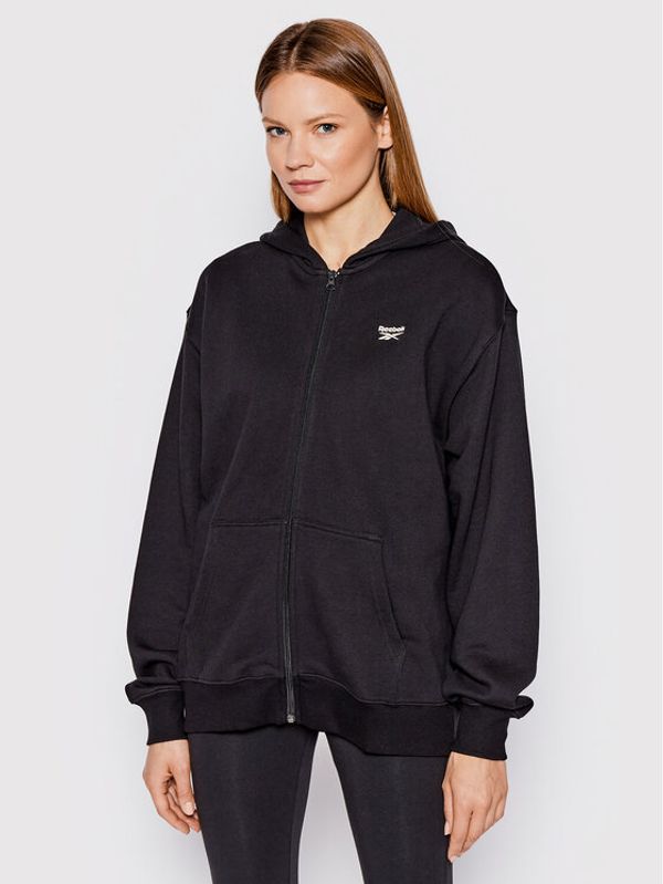 Reebok Reebok Суитшърт HH9735 Черен Loose Fit