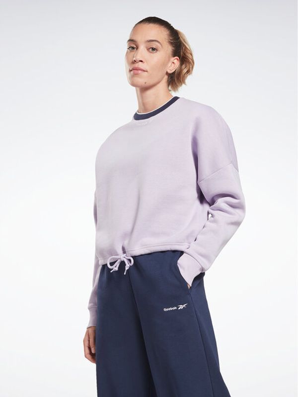 Reebok Reebok Суитшърт Identity HT6270 Виолетов Relaxed Fit