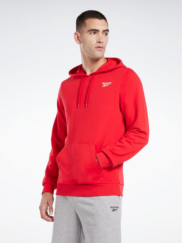 Reebok Reebok Суитшърт Identity Logo HA9276 Червен Regular Fit