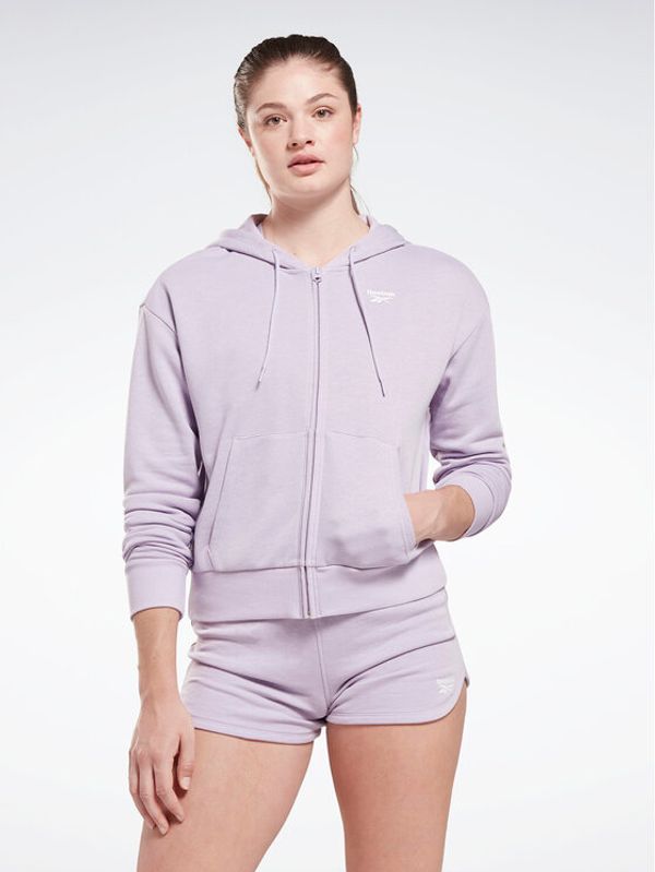 Reebok Reebok Суитшърт Identity Small Logo H54753 Виолетов Regular Fit