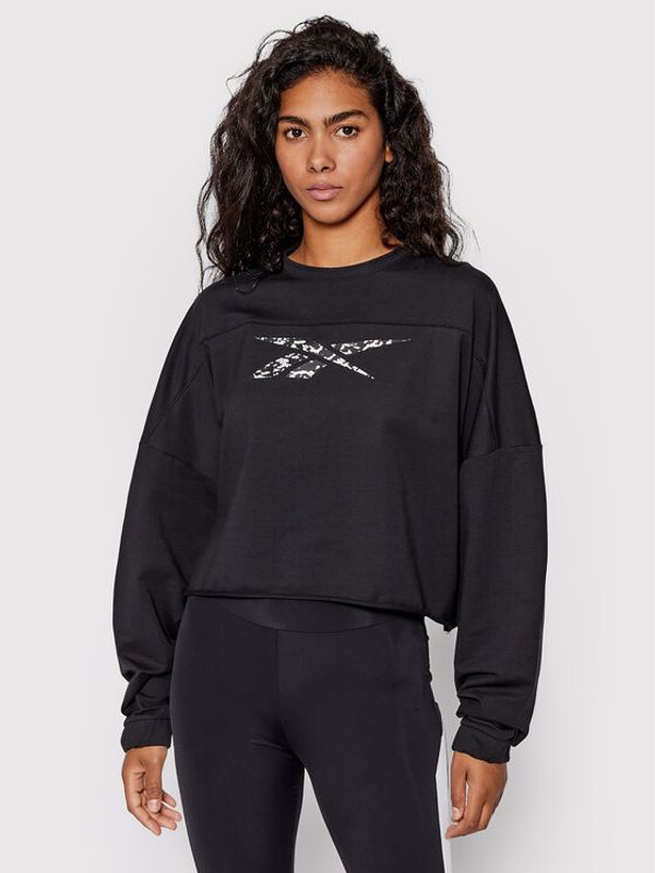 Reebok Reebok Суитшърт Modern Safari HN4365 Черен Relaxed Fit