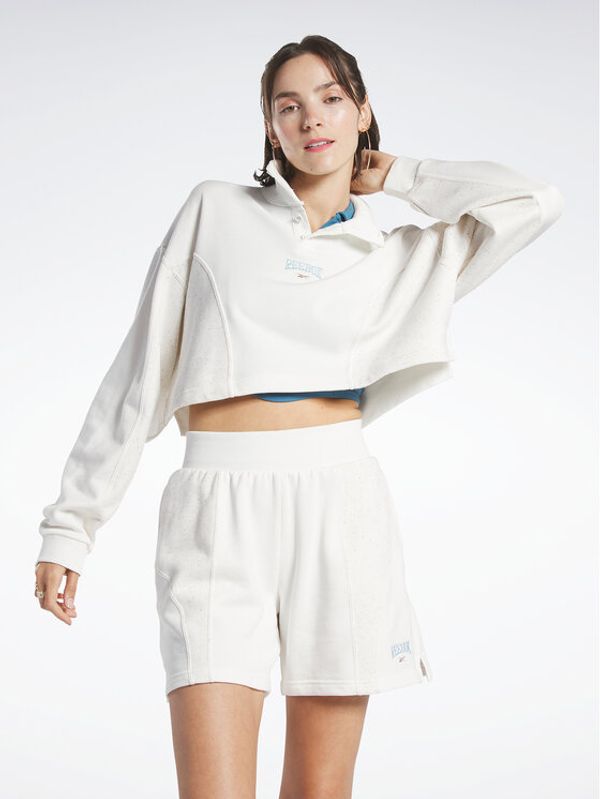 Reebok Reebok Суитшърт Reebok Classics Varsity Sweatshirt HT7843 Бял