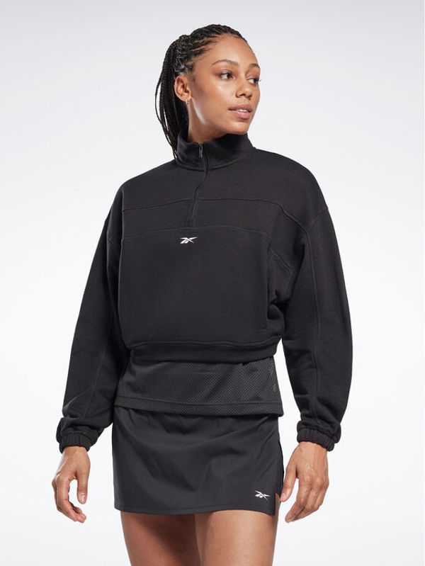 Reebok Reebok Суитшърт Workout Ready HT4926 Черен Relaxed Fit