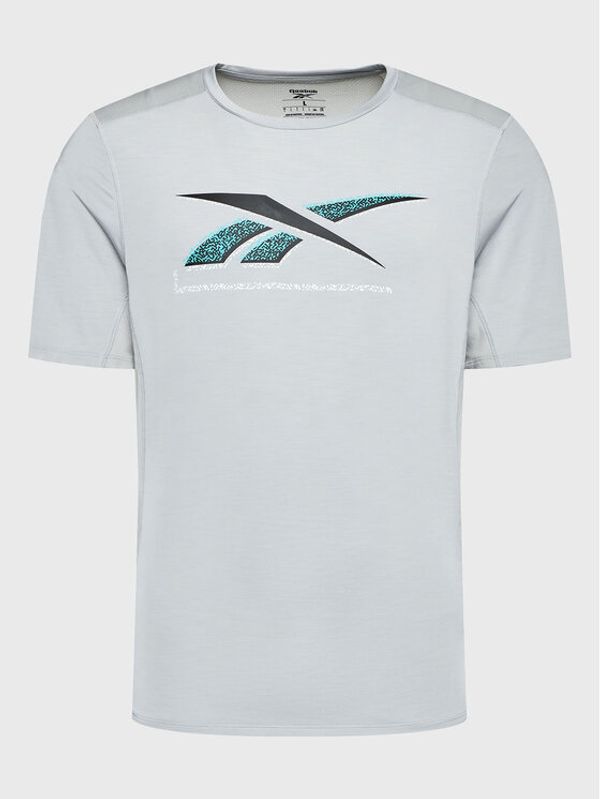Reebok Reebok Тениска от техническо трико Activchill Athlete HI0488 Сив Regular Fit