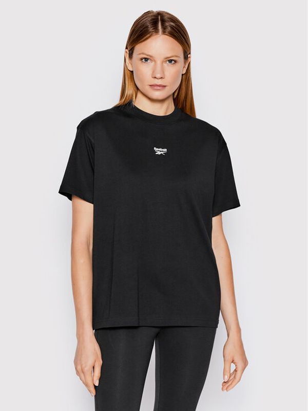 Reebok Reebok Тишърт Archive HH9749 Черен Loose Fit