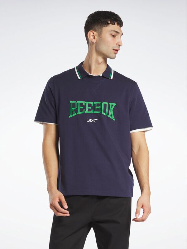 Reebok Reebok Тишърт Classics Varsity T-Shirt HS9182 Тъмносин