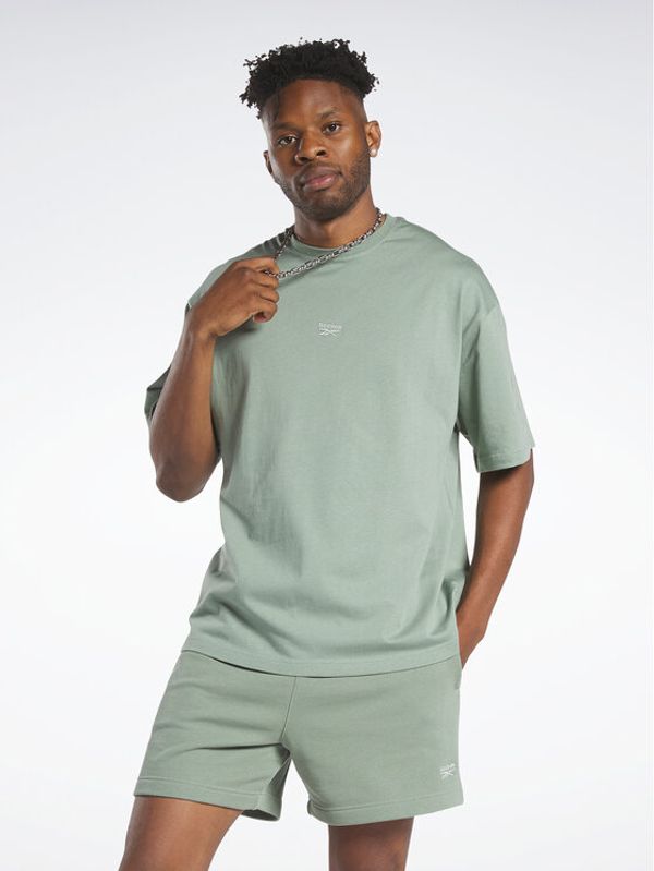 Reebok Reebok Тишърт Classics Wardrobe Essentials T-Shirt H66171 Зелен