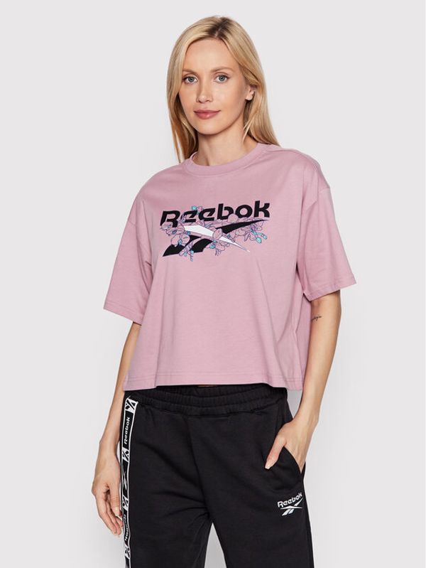 Reebok Reebok Тишърт Quirky HM5918 Розов Relaxed Fit