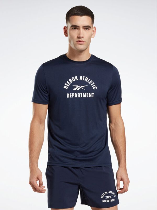 Reebok Reebok Тишърт Training Graphic T-Shirt IC7664 Син