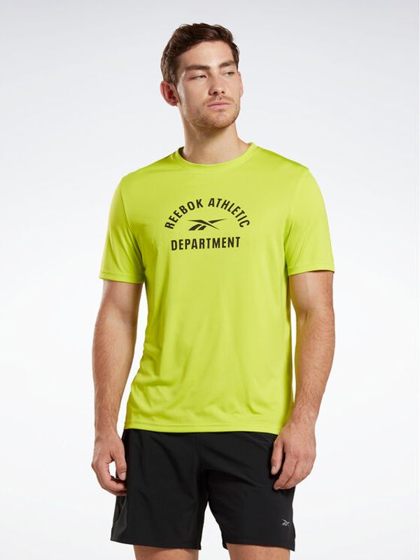 Reebok Reebok Тишърт Training Graphic T-Shirt IC7666 Жълт