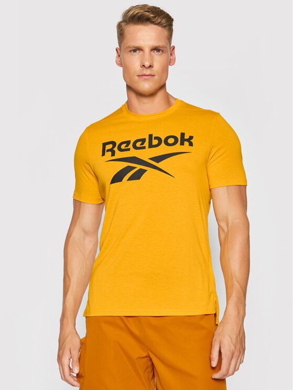 Reebok Reebok Тишърт Workout Ready Supremium Graphic GT5759 Оранжев Regular Fit
