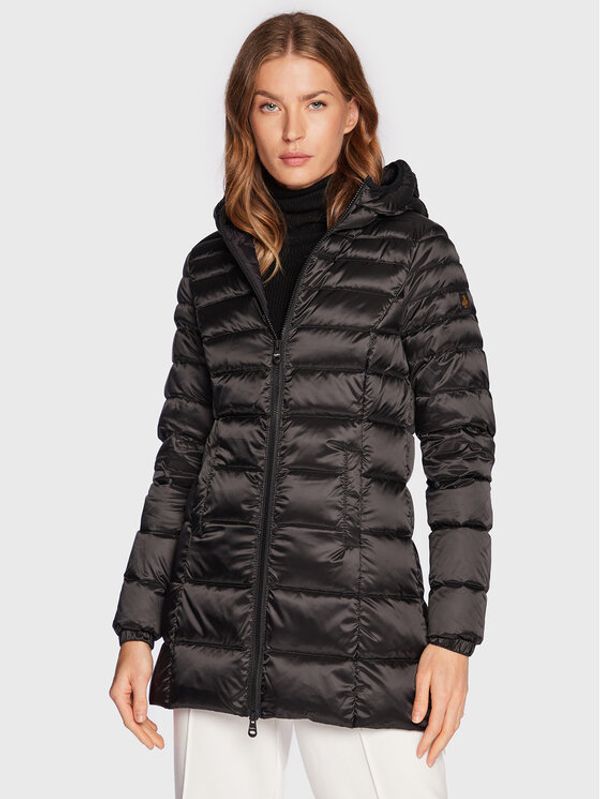 RefrigiWear RefrigiWear Пухено яке Mead W98100 RA0035 Черен Slim Fit