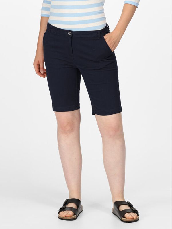 Regatta Regatta Шорти от плат Bayla RWJ286 Тъмносин Regular Fit