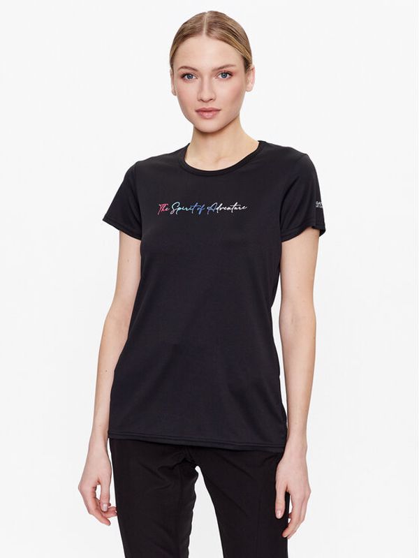 Regatta Regatta Тениска от техническо трико Fingal VII RWT278 Черен Regular Fit