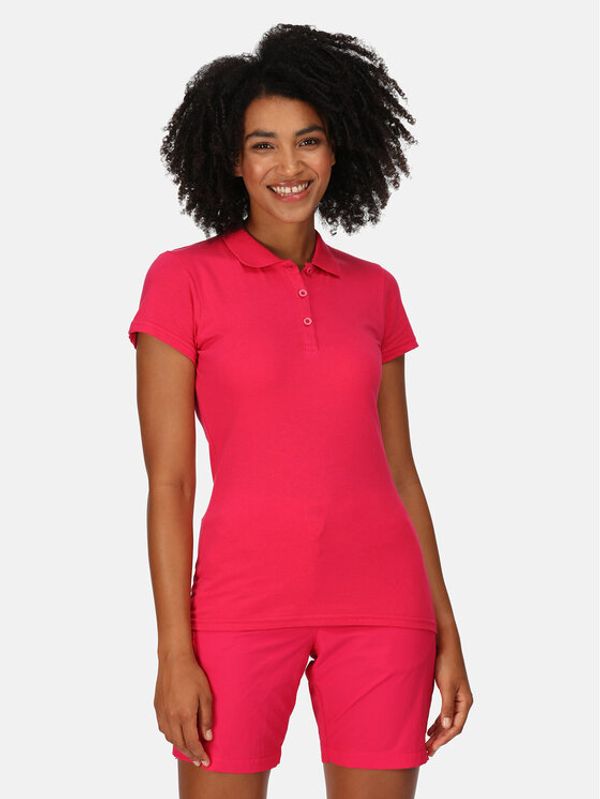 Regatta Regatta Тениска с яка и копчета Sinton RWT205 Розов Regular Fit