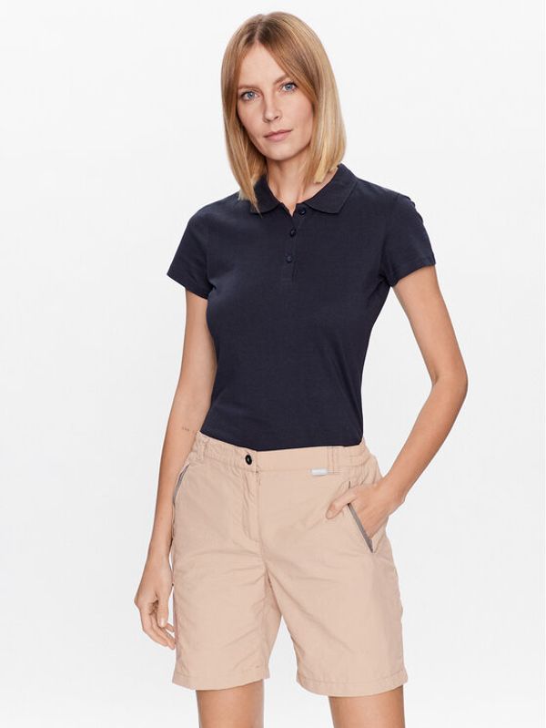 Regatta Regatta Тениска с яка и копчета Sinton RWT205 Тъмносин Regular Fit