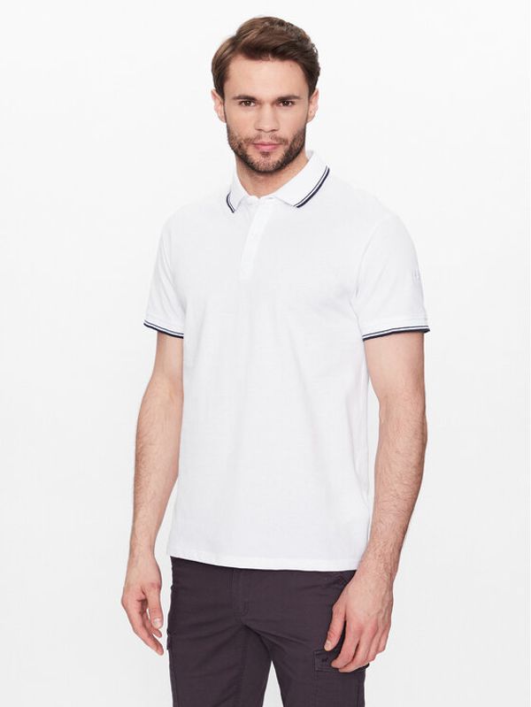 Regatta Regatta Тениска с яка и копчета Tadeo RMT248 Бял Regular Fit